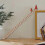 Weihnachtskalender für Treppensteigen aus Holz, Treppen-Countdown-Kalender 5