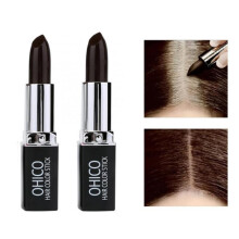 Gray Hair Root Touch Up Stick with Instant Coverage and Lipstick Tube Design for Black Hair
