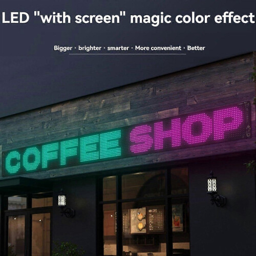 Flexibles USB-LED-Matrix-Auto-Laufschriftdisplay 1