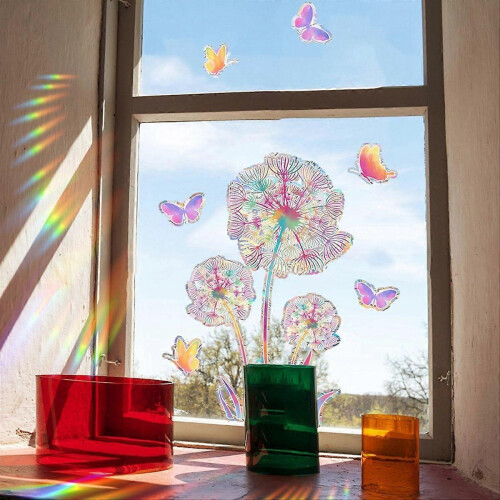Rainbow PVC Electrostatic Window Sticker for Glass - Wall Decal 2