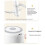 250ML  USB Electric Meat Grinder Garlic Chopper Rechargeable Crusher Food Processor 5
