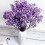 Gypsophile naturelle (3 bouquets) – Violet clair 5