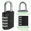 Combination-Padlock 4-Digit-Gym-Locker-Lock - 4 PCS Resettable Combo Lock for Toolbox School Employee Locker 10