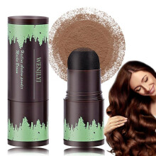 Hairline Powder Stick for Thinning Hair, Waterproof Hair Root Touch Up with Sponge Applicator, Brown