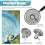 2X Substituição Do Conector Do Filtro 11070 e 11072 e 12364 para Piscina acima Do Solo 25022E 26005E Conector de Jato de Água de 1-1/4 Polegadas 6