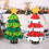 Weihnachtsbaumrock, Weinflaschenhülle, lustiger Champagnerpullover, Partydeko 3