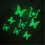 2025 1 Set Fluorescent Butterfly Fridge Magnets Creative Cute 3D Refrigerator Decor 3
