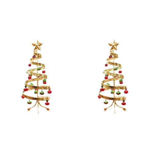 2X Mini Iron Craft Bell Christmas Tree Desktop Simulation Display Decor 1