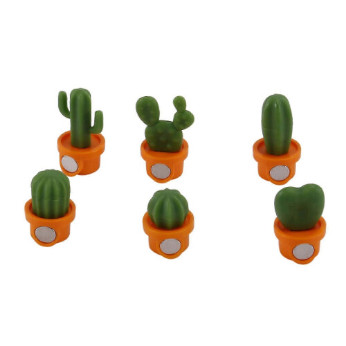 12 Pcs Cute Cactus Fridge Magnets for Home Office Personal Use 2