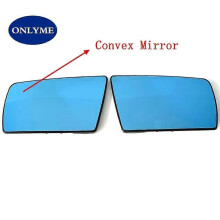 (Convex L and R)CompatibleCar Heated Convex / Wide Angle Blue Mirror Glass For MERCEDES BENZ C-CLASS