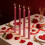 4 Pcs Electroplated Candle Set, Smooth Cone Diamond Pattern, Romantic Holiday Dinner Accent, Indoor Dining Table Centerpiece 5