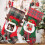 2er-Pack hängende Weihnachtsstrümpfe 2