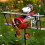 Snoopy Pilot Gartenwindmühle mit rotierendem Propeller – bhp2 3