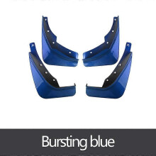 (Bursting blue)Compatible Mudguard For Volvo XC60 2018-2022 Front Rear 4pcs Mudflaps Mudguards Car Accessories