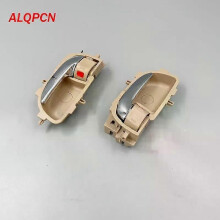 (1 Paar) Gilt für Türgriff innen (Chromstift mit brauner Zierleiste) vorne oder hinten für Toyota Corolla