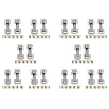 20Pcs Soft Close Kitchen Cupboard Cabinet Wardrobe 90Degree Door Hinges & Screws