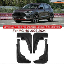 Gäller 4 st. Passar MG HS 2023 2024 Bilstyling ABS Stänkskydd Stänkskydd Stänkskydd
