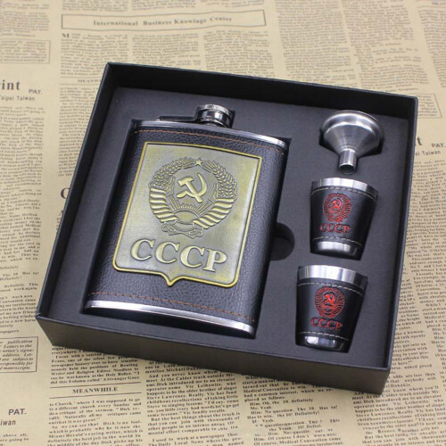 8oz Stainless Steel Hip Flask, Wine Lover Gift