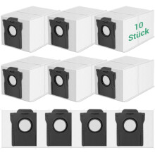10er-Pack Ersatz-Staubbeutel kompatibel mit Dreame, Mova Roboterstaubsaugern