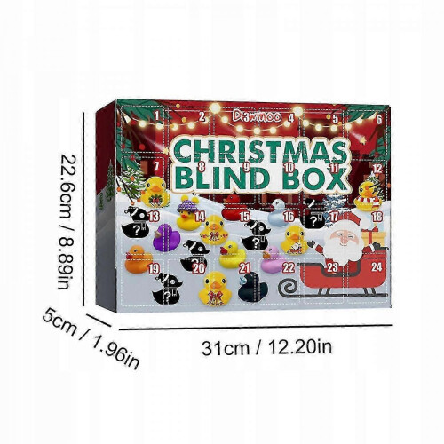2025 Advent Calendar 24 Rubber Ducks 1