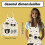 (White with Colored Pattern) CNNIK Kitchen Mat Cat Design High Quality 6855 cm Milk White 3
