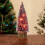 Christmas Tree Red LED Mini Illuminated Desktop Decoration Scene Layout 4