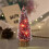 Christmas Tree Red LED Mini Illuminated Desktop Decoration Scene Layout 5