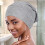 Chapeau élastique large de pull de bord de bonnets-Gris foncé 1