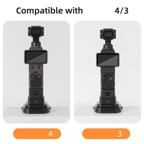 Support en plastique compact à dégagement rapide pour caméra de