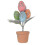 Easter Egg Bonsai Decoration, Easter Desktop Decor, Ping Egg Ornament Set 2