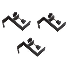 Non-Punched Bag Hook Desk Side Bag Hanging Tool Removable and Movable Handbag Stand Black