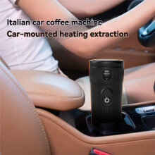 Auto Koffie Espresso Maker Draagbare Koffiezetapparaat 2 in 1 Kleine Reis Espresso Machine Verwarming Extractie voor RV