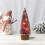 Christmas Tree Red LED Mini Illuminated Desktop Decoration Scene Layout 2