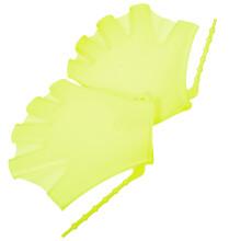 2St Groene Zwemhandschoenen Kind Webbed Silicone Voor Duiktraining