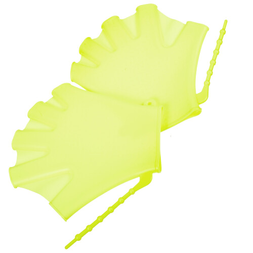 2St Groene Zwemhandschoenen Kind Webbed Silicone Voor Duiktraining