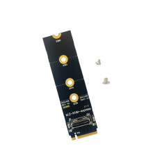 SFF-8612 naar M.2 NVMe PCIe-adapterkaart