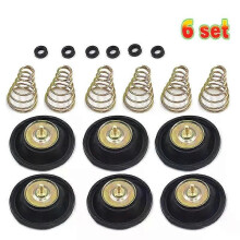 (6 Sets) Passende Membranen für das Vergaser-Luftabsperrventil für Honda FT500 XL/XR250/350/500/600