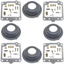 (B) Passend für Suzuki TU250 TU250X 1997-2001 TU 250 Motorrad Zylinder Vergaser Reparatursatz Kraftstoff