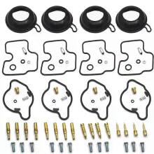 (A) Passend für Honda CBR600F4 1999-2000 CBR600 F4 CBR 600 Vergaser-Reparatursatz Membran Schwimmer