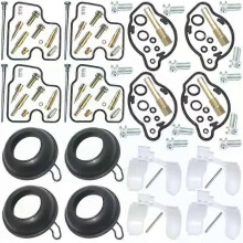 (B) Passend für Honda CBR600F4 1999-2000 CBR600 F4 CBR 600 Vergaser-Reparatursatz Membran Schwimmer