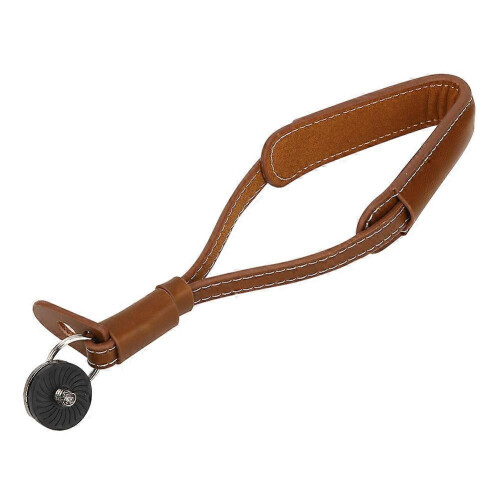 Dragonne en cuir PU marron clair pour DJI OSMO Mobile 2, caméra frontale 1