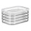 2X Bacon Storage Container for Fridge,Stackable Lunch Meat Storage,Ham and Cheese Container for Fridge-Cold Storage 2