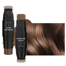 Root Touch Up Stick for Instant Gray Coverage, Double Ended Hair Color with Brush, Water Resistant
