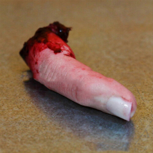 Halloween Solid Horror Bloody Fake Broken Finger Realistic Simulated Blood 2