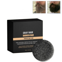 Gray Hair Concealer Stick with Instant Coverage and Natural Root Touch Up Bar, Washable 1pc