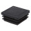 40mm x 40mm Plastic Square Tube Inserts End Blanking Caps Black 20 Pcs 5