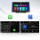 Auto-rádio de 7 polegadas com Bluetooth, rádio FM, suporte para CarPlay e Android Auto, USB, cartão TF, entrada AUX, cha 2