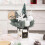 Mini árbol de Navidad artificial en maceta para escritorio 4