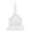 Xmas Desktop Charm Plastic Mini Snow House Model 3