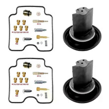 (B) Passend für Suzuki GS-E 500 GS500 GSE500 K/UK/HK/HUK/HL 2001-2011 Vergaser-Reparatursatz mit Schwimmer